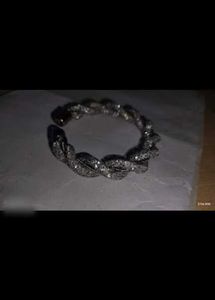 Unique Twisted Bangle Bracelet diamond jwellery
