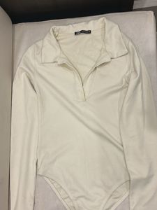 Zara Bodysuit - Long Sleeve, Collared