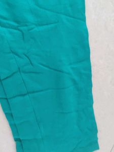 Teal Cotton leggings