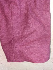 Purple Embellished Button-Up Jacket