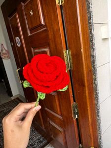 100% handmade crochet rose for gifting and ect