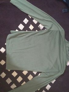 Aesthetic High Neck Sweat Shirt