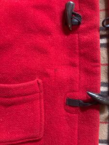 Burberry authentic Red Duffle Coat