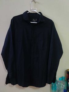Men's Classic Black Full Sleeve Shirt