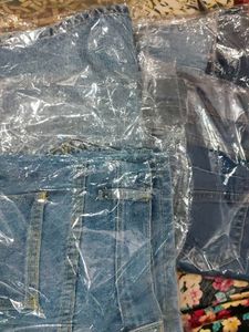 Blue Denim Jeans skirts and shorts