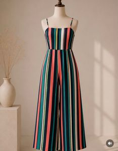 Striped Jumpsuit
