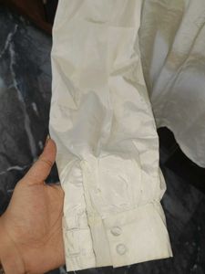 white satin shirt