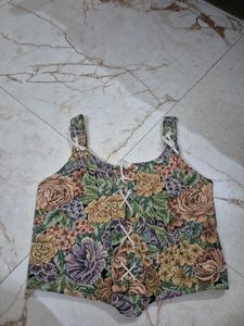 Floral Corset Top