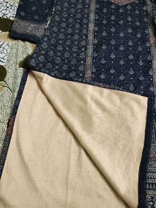 New Kashmiri Woolen Suit Set With Dupatta