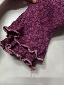 Purple floor length Maxi Dress