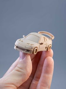Toyota Supra mk4 Kit Card 3d printed single color