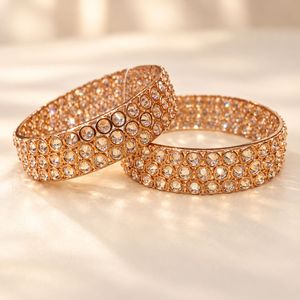 Elegant CZ Crystal Link Bracelet Set