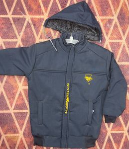 Kids Black Winter Jacket