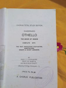 Othello Study Edition