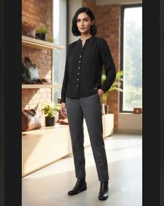 Allen solly- Chic Black Long Sleeve shirt