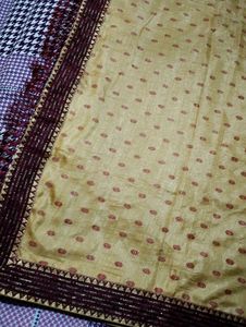 ✨ Beautiful Golden Saree