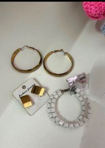 3 Pairs of Earring