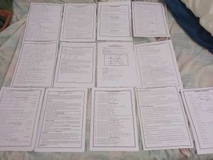Math Study Notes & Formulas