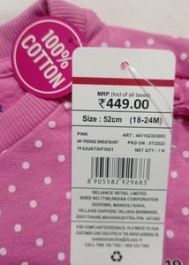 Polka Dot Print Round Neck Sweatshirts 👕
