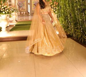 Gorgeous Gold Lehenga Choli