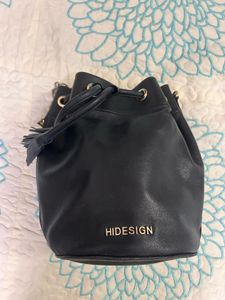 Hidesign Pure Leather Bucket Bag