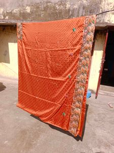 Beautiful Embroidered Saree with Blouse