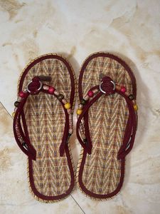 Boho Beaded Flip Flops