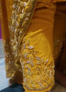 Yellow Embroidered Kurta Set with Dupatta