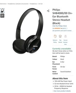 Wireless Bluetooth Headphones with data cable
