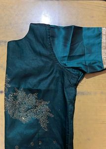 Green &amp; Gold Lehenga Choli