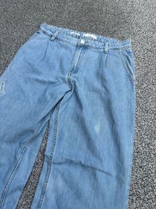 Light Wash Wide Leg Jeans