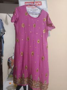 Pink Heavy Work Dress
