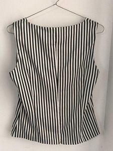 Chic Striped Sleeveless Top