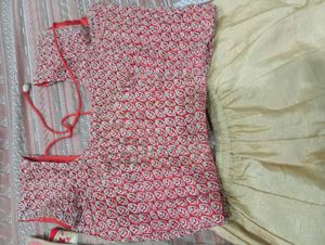 Golden Lehenga Choli Set