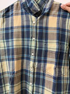 Mango Checked Shirt Size S