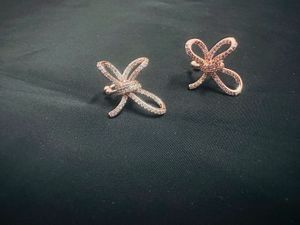Sparkling Dragonfly Stud Earrings