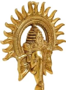 Golden Ganesha Wall Hanging