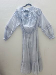 M&amp;S Blue Dress