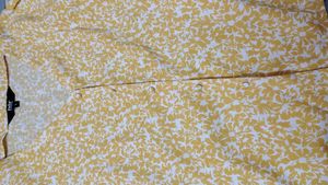 Chic Yellow Floral Button-Up top