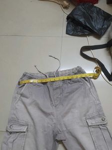 Grey Cargo Jogger Pants