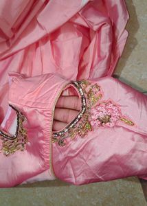Elegant Pink Ethnic Gown