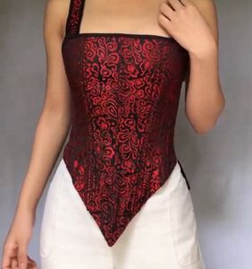 vintage brocade corset top