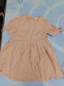 Chic Pink Tiered Mini Dress