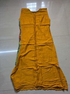 Stylish Yellow &amp; Green Kurti