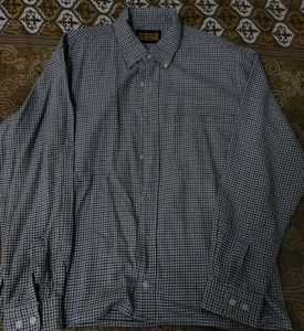 UnderWood Club Checkered Button-Up Shirt | White &