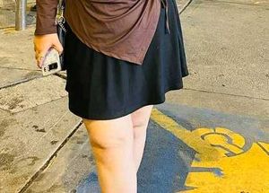 Black Mini Skater Skirt