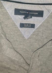 Tommy Hilfiger Men's Grey Polo Shirt