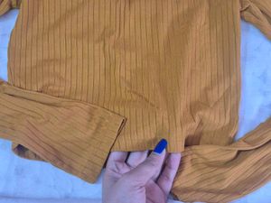 Ribbed Long Sleeve Top