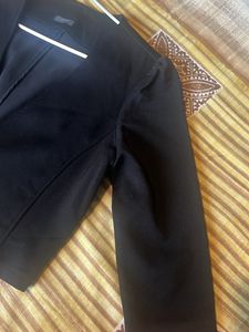 Smart Black Shrug/Short Coat