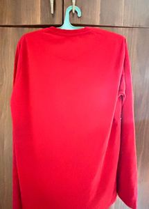 Men's Red &amp; Black Long Sleeve T-Shirt